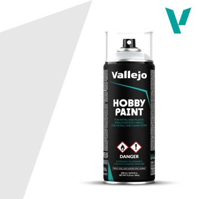 Vallejo Hobby Paint - Aerosol Grey Primer, 400ml