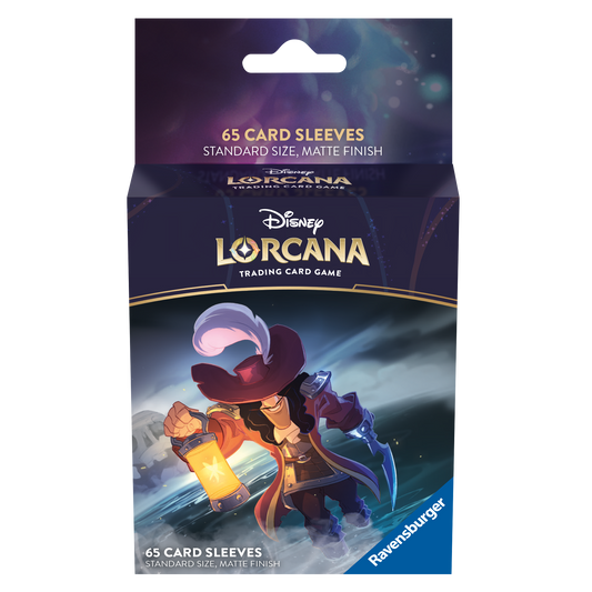 Disney Lorcana: The First Chapter - Captain Hook Sleeves (65 Sleeves)