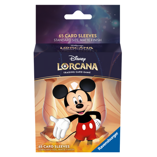 Disney Lorcana: The First Chapter - Mickey Mouse Sleeves (65 Sleeves)