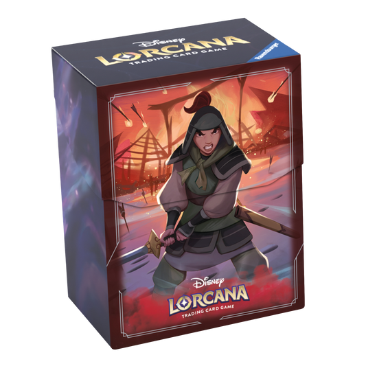 迪士尼 Lorcana:洪水之子的崛起 - 花木兰 Deck Box
