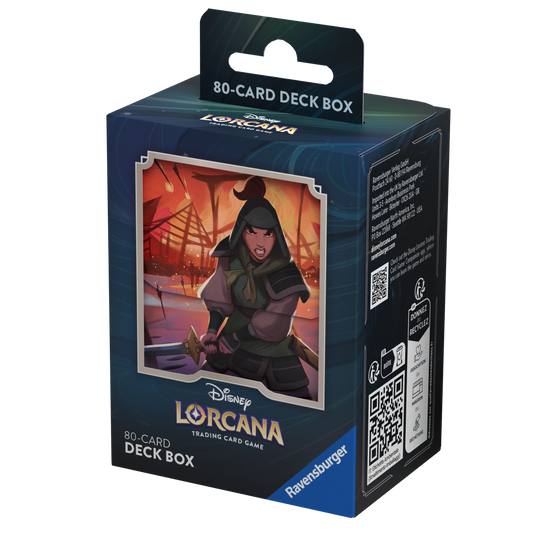 迪士尼 Lorcana:洪水之子的崛起 - 花木兰 Deck Box