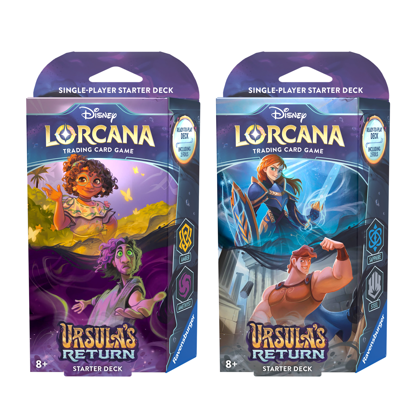 Disney Lorcana: Ursula's Return Starter Decks (Set of 2) [Pre-order. Available May 17, 2024]