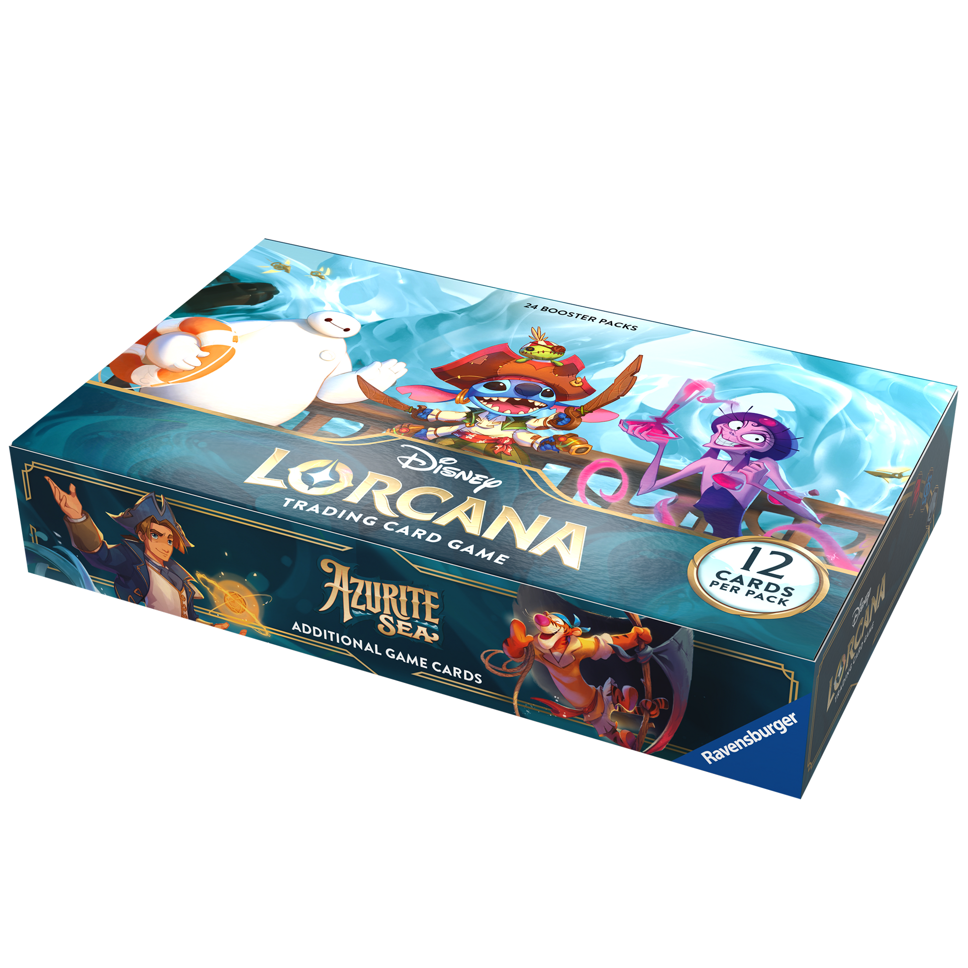 Disney Lorcana: Azurite Sea Booster Box (Sealed) Tabletop Renaissance Games & Hobbies Disney Lorcana: Azurite Sea Booster Box (Sealed) Tabletop Renaissance Games & Hobbies