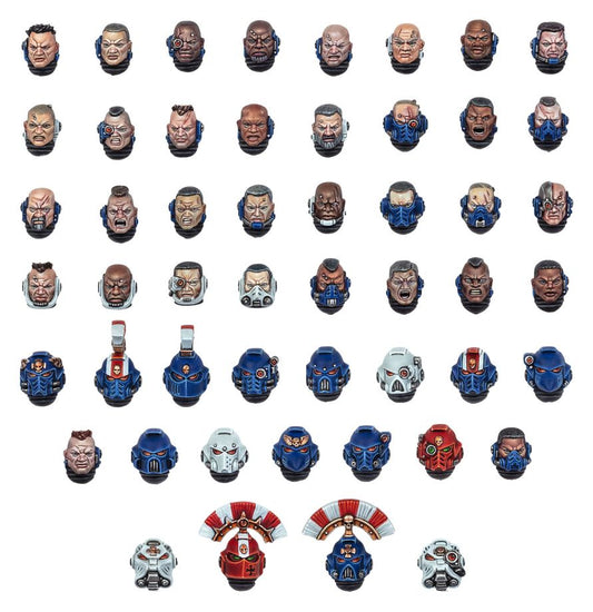 Warhammer 40000: Space Marine Heads (GW Online Exclusive)