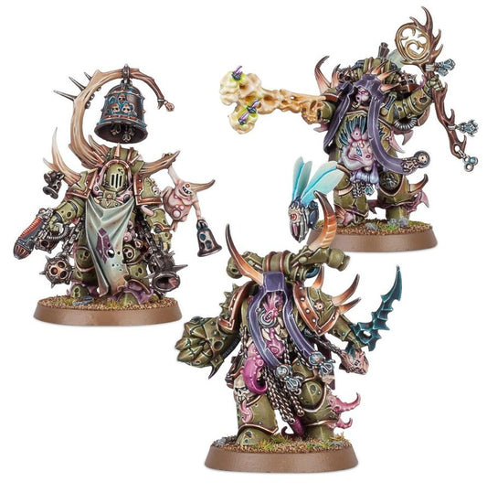 Warhammer 40000: Malignant Plaguecaster, Noxious Blightbringer, and Plague Marine Champion (GW Online Exclusive)