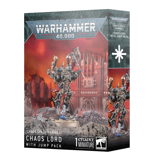 Warhammer 40000 - Chaos Space Marines: Chaos Lord with Jump Pack