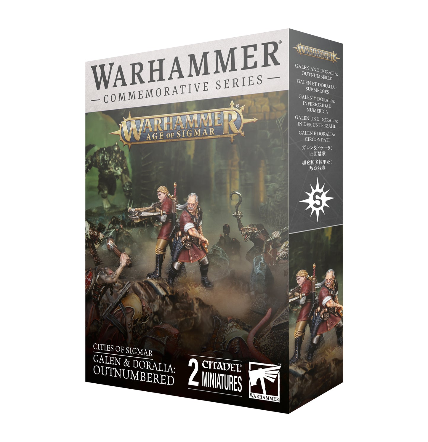 Warhammer Age of Sigmar: Commemorative Series - Galen & Doralia "Outnumbered"