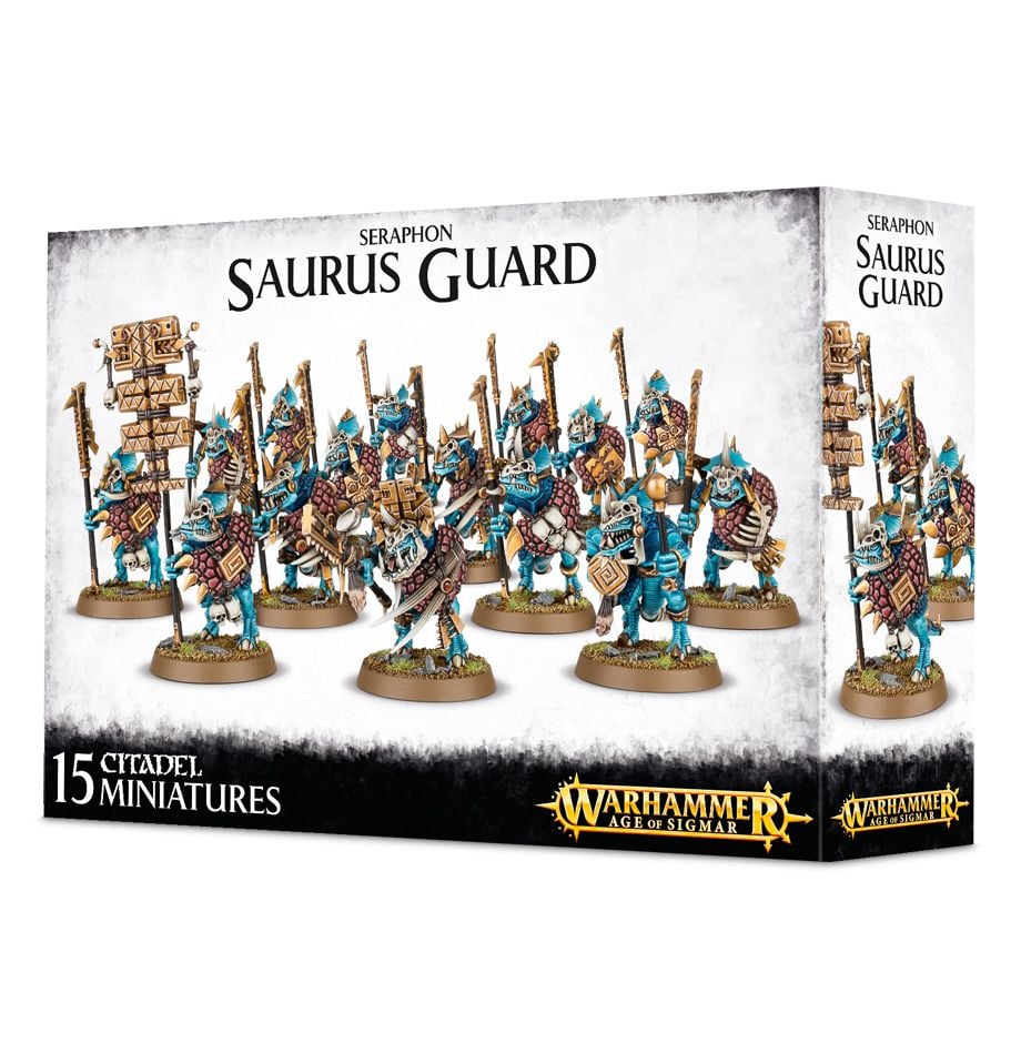 Warhammer Age of Sigmar: Seraphon Saurus Guard