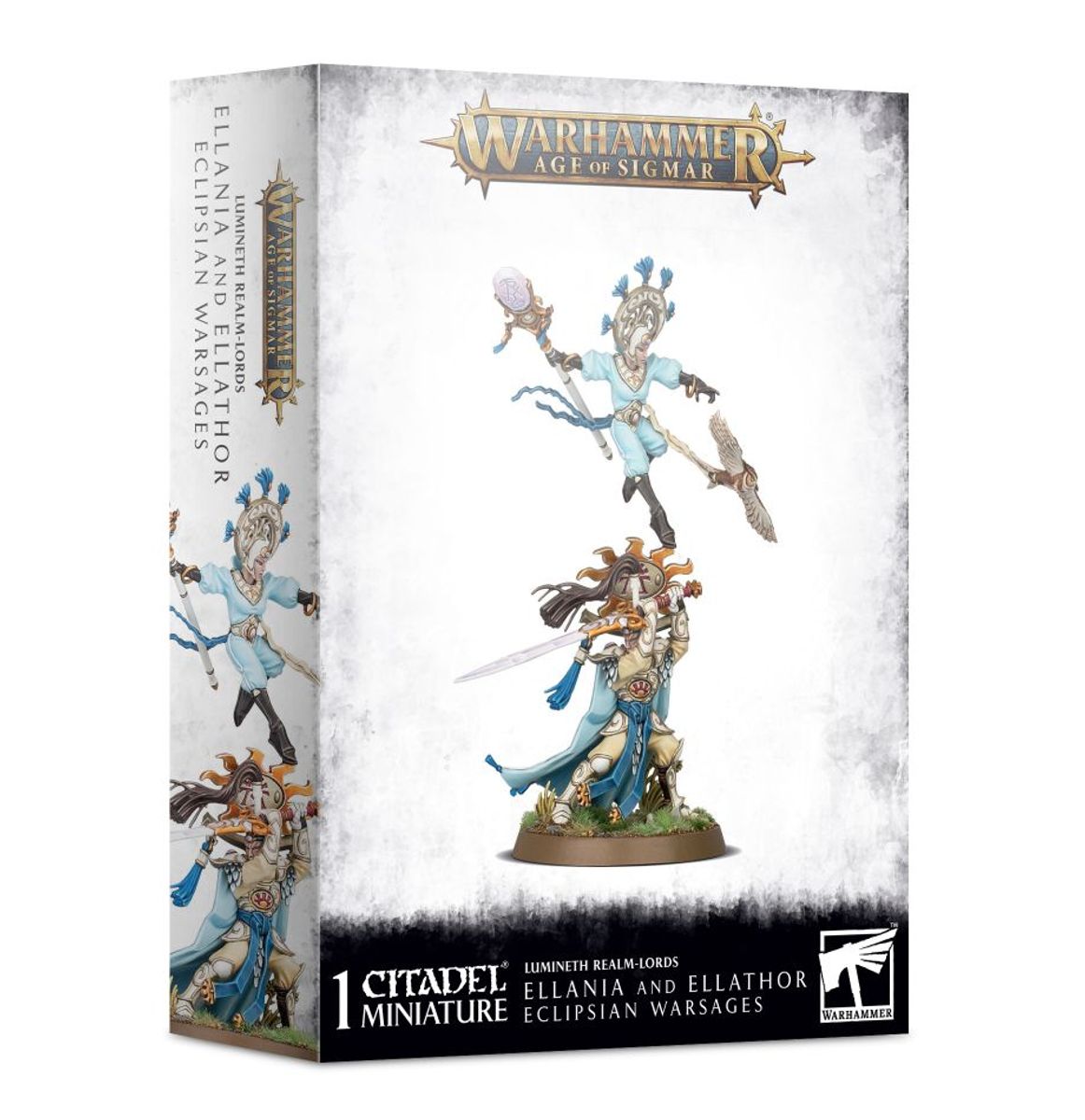 Age of Sigmar: Lumineth Realm-Lords - Ellania and Ellathor, Eclipsian Warsages