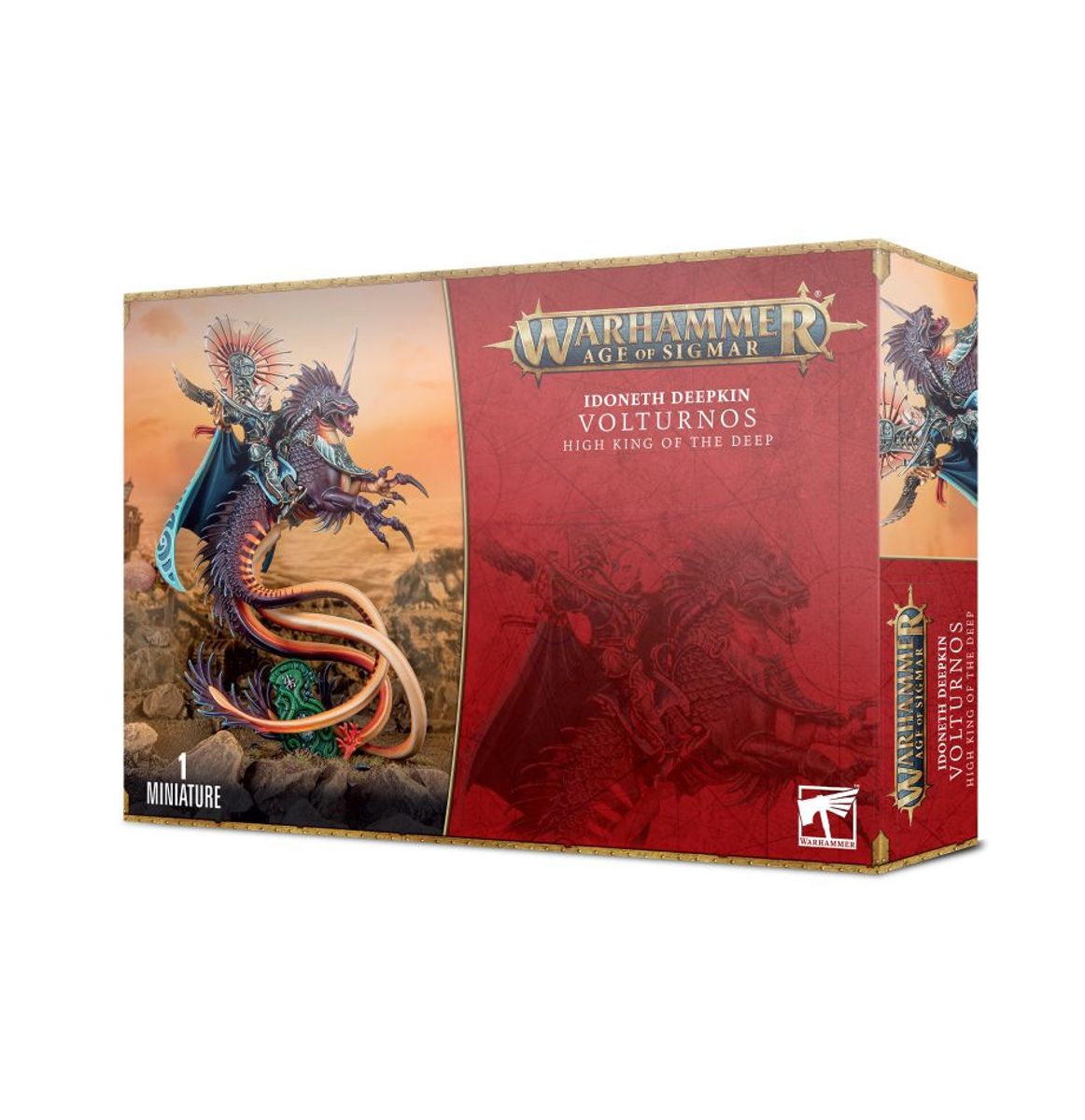 Age of Sigmar: Idoneth Deepkin - Akhelian King/Volturnos, High King of the Deep