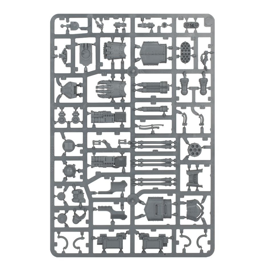 Legions Imperialis: Reaver Titan Weapons - Gatling Blaster/Power Fist/Laser Blaster/Apocalypse Missile Launcher