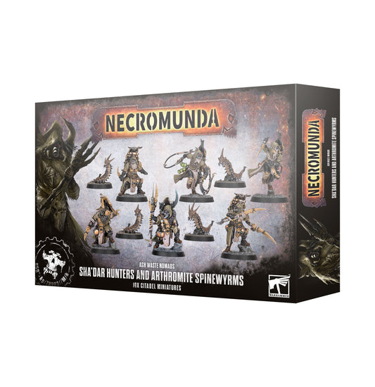 [Preorder][ETA: 03/29/2025] Necromunda: Sha'Dar Hunters & Arthromite Spinewyrms