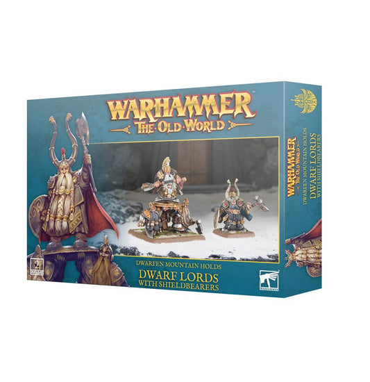 Warhammer The Old World: Dwarf Lords with Shieldbearers