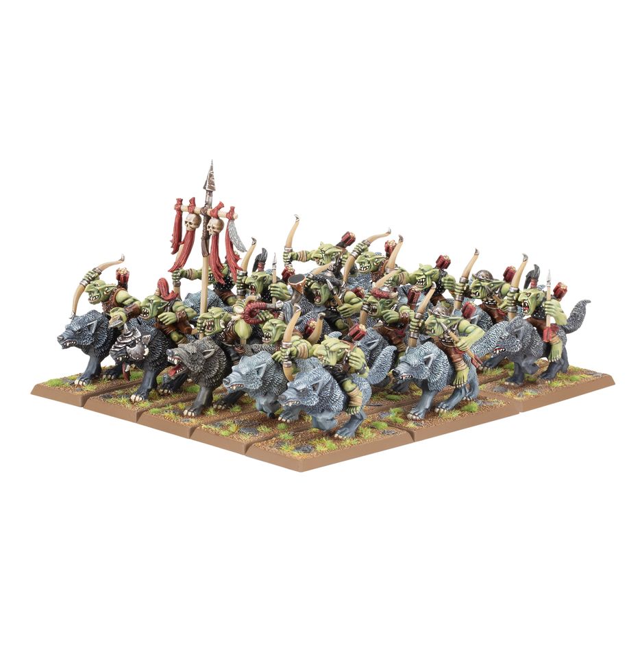 Warhammer: The Old World - Goblin Wolf Rider Mob