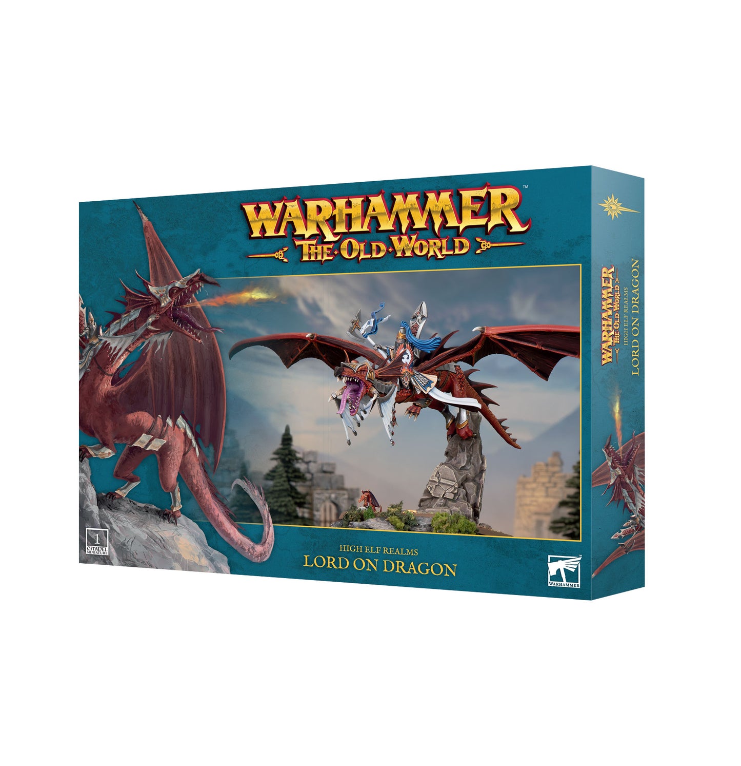 [Pre-order][Available March 1st] Warhammer Old World - Lord on a Dragon