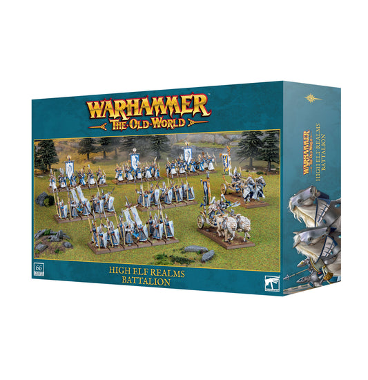 [Pre-order][Available March 1st] Warhammer Old World - Battalion: High Elf Realms