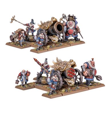 Warhammer Old World: Grand Cathay - Grand Cannon & Fire Rain Rocket Battery.