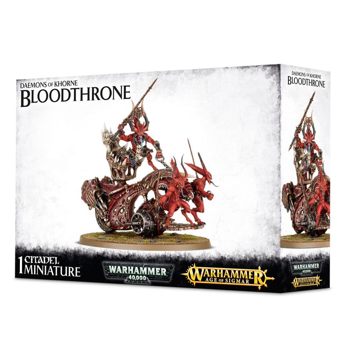 Age of Sigmar: Blades of Khorne - Rendmaster, Herald of Khorne on Blood Throne / Skull Cannon