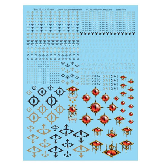 Horus Heresy: Sons of Horus Transfer Sheet [GW Online Exclusive]