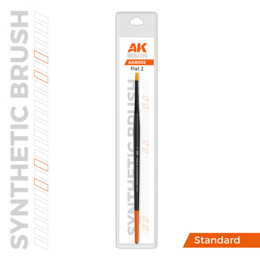AK Synthetic Brush, Flat 2