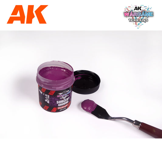 AK Interactive Wargame Battle Ground - Terrains Sorcery Ground - 100ml (Acrylic)