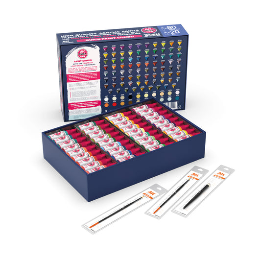 AK Interactive Quick Gen 100 Color Combo Set