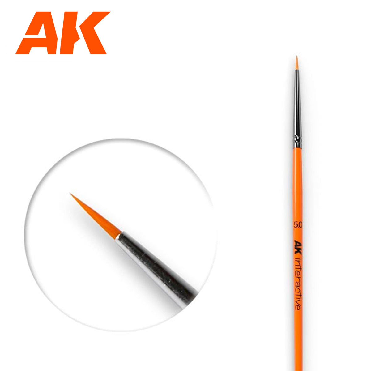 AK Round Brush 5/0 (Synthetic)