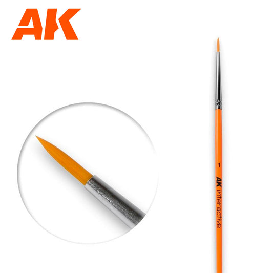 AK Round Brush No.1 (Synthetic)