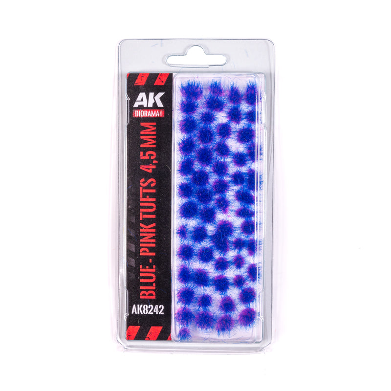 AK Wargame Tufts: Pink/Blue Tufts 4.5mm
