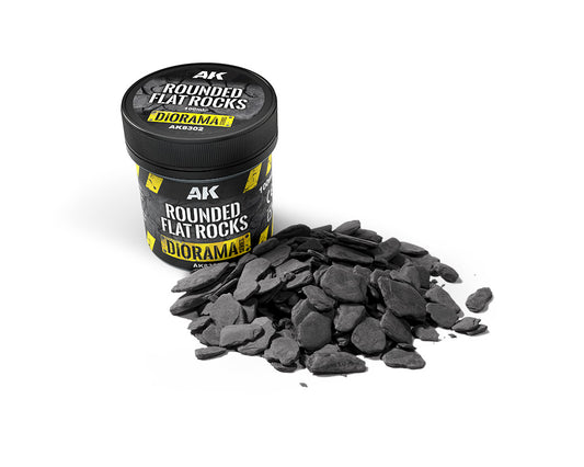 AK Interactive Rounded Flat Rocks 100ml
