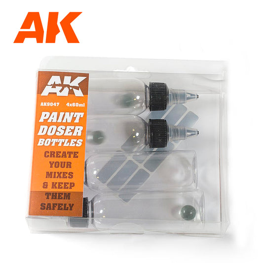 AK Interactive Paint Doser Bottles (60ml)