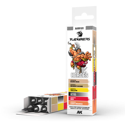 AK Interactive: Heroes - Playmarkers Set