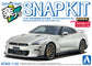 Aoshima 1/32 SNAP KIT Nissan R35 GT-R 2024 (Brilliant White Pearl)