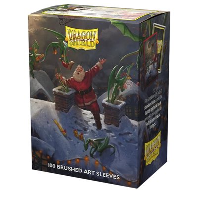 龙盾限量版拉丝艺术:2023 年圣诞节标准袖 (100)