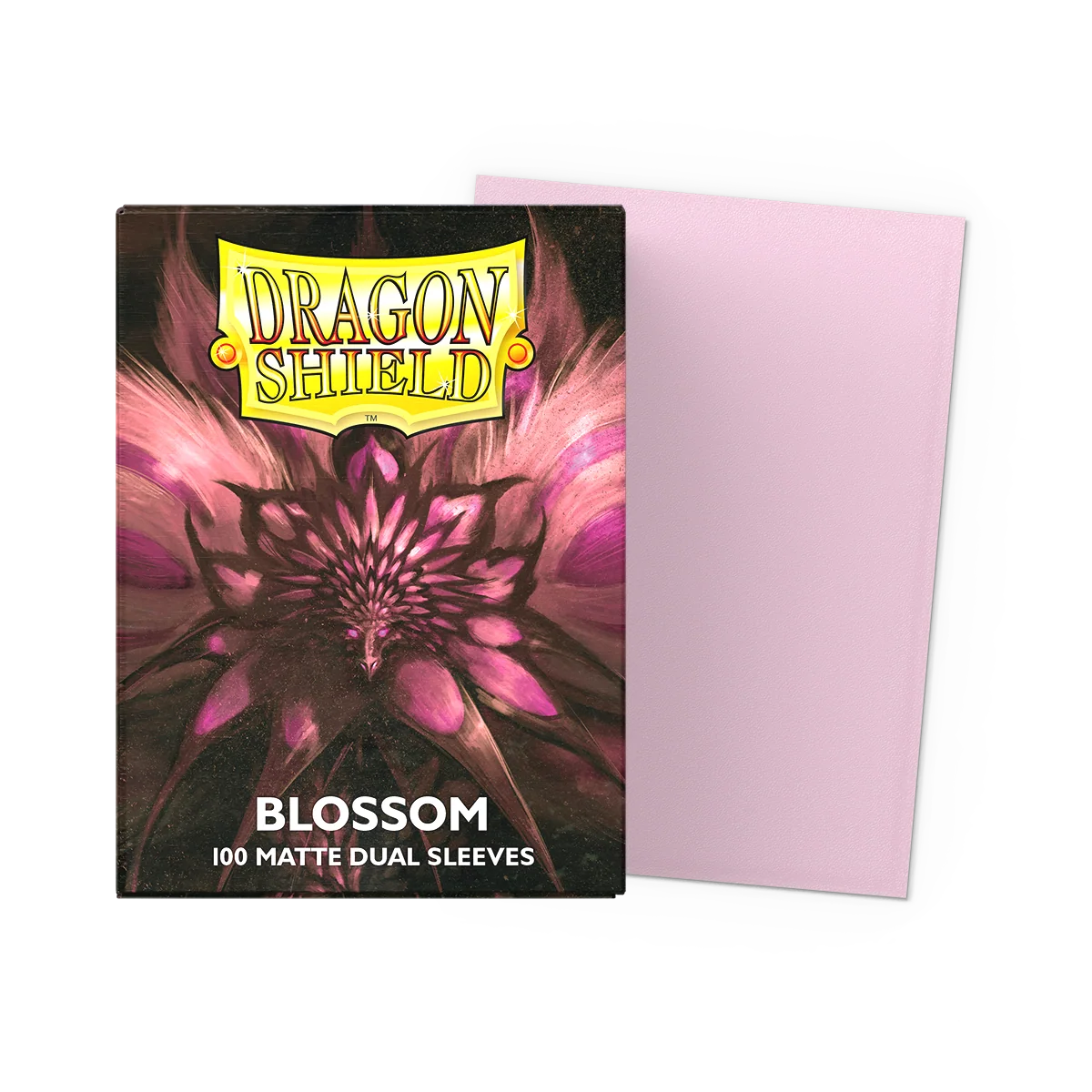 DRAGON SHIELD SLEEVES DUAL MATTE PASTELS BLOSSOM 100CT (50)