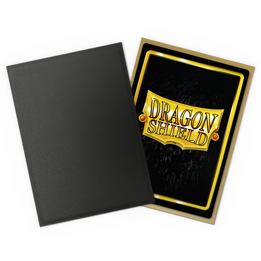 Dragon Shield Matte DUAL Black & Gold (100ct)