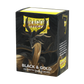 Dragon Shield Matte DUAL Black & Gold (100ct)