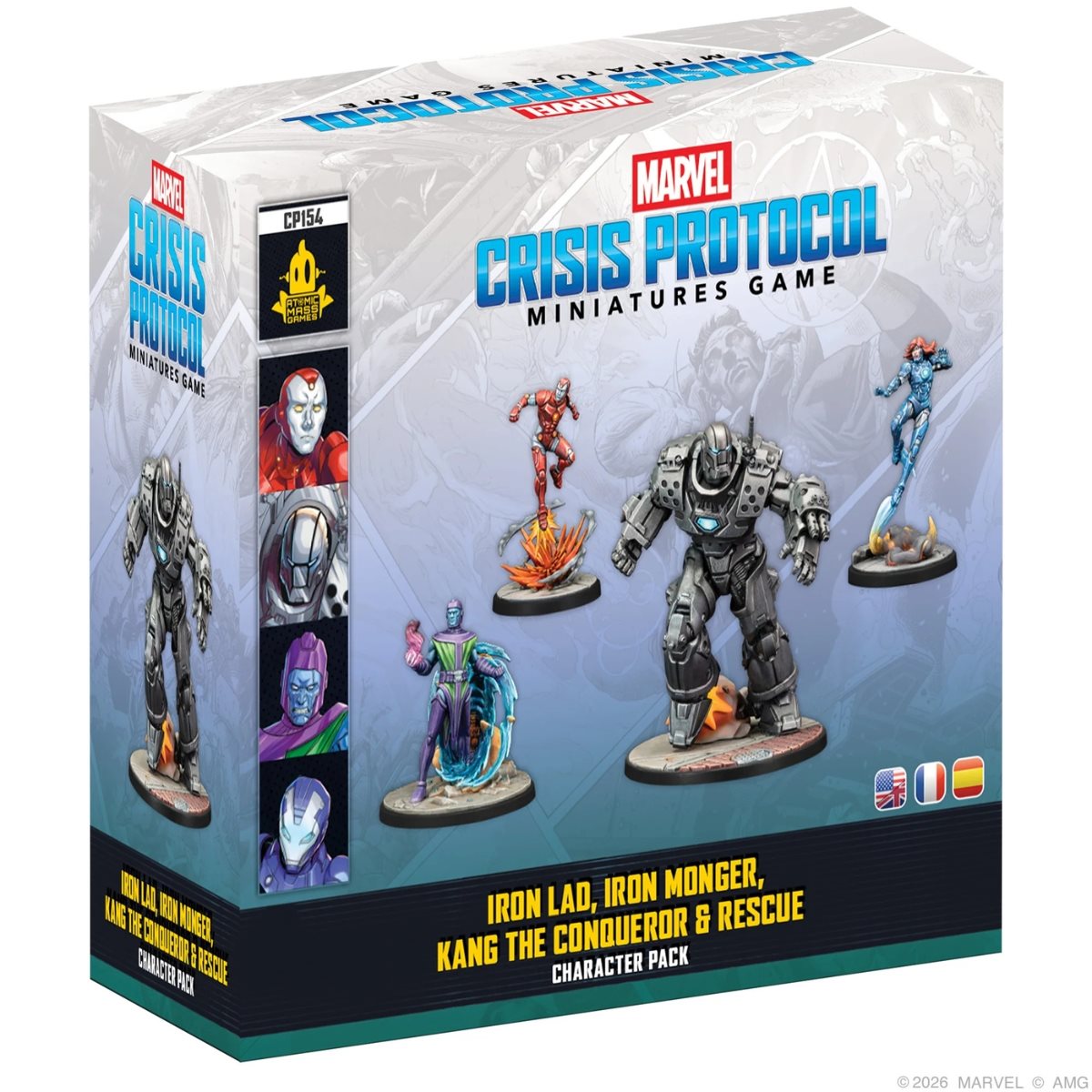 Marvel: Crisis Protocol - Iron Lad, Iron Monge, Kang the Conqueror & Rescue