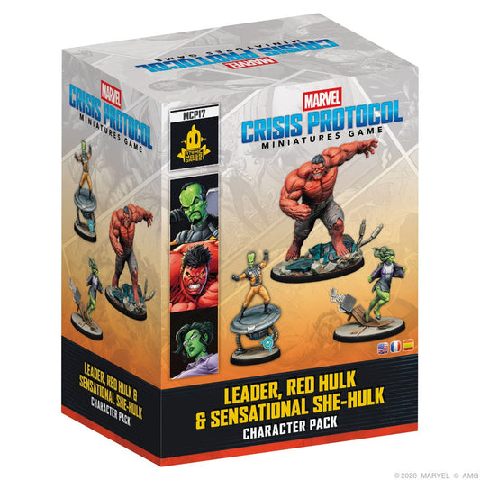 Marvel: Crisis Protocol - Leader, Red Hulk & Sensational She-Hulk [Pre-order][ETA Q4 2026]