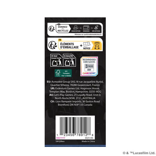 Star Wars: Legion: Separatist Alliance Unit Card Pack