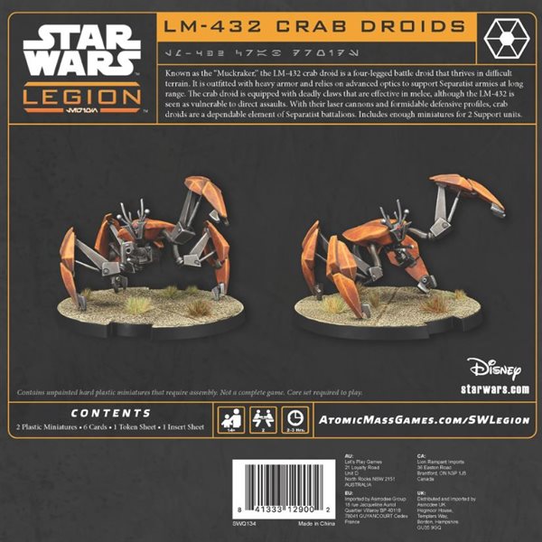 Star Wars: Legion: LM-432 Crab Droids