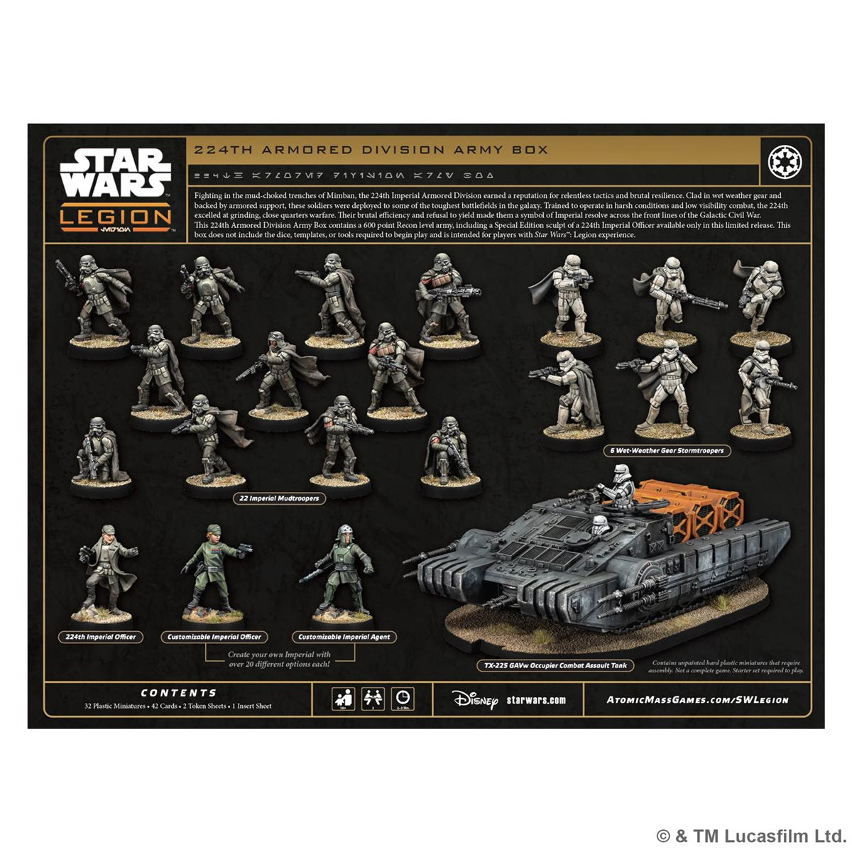 Star Wars Legion: Mimban224th Mudtrooper Special Ed. Army Box