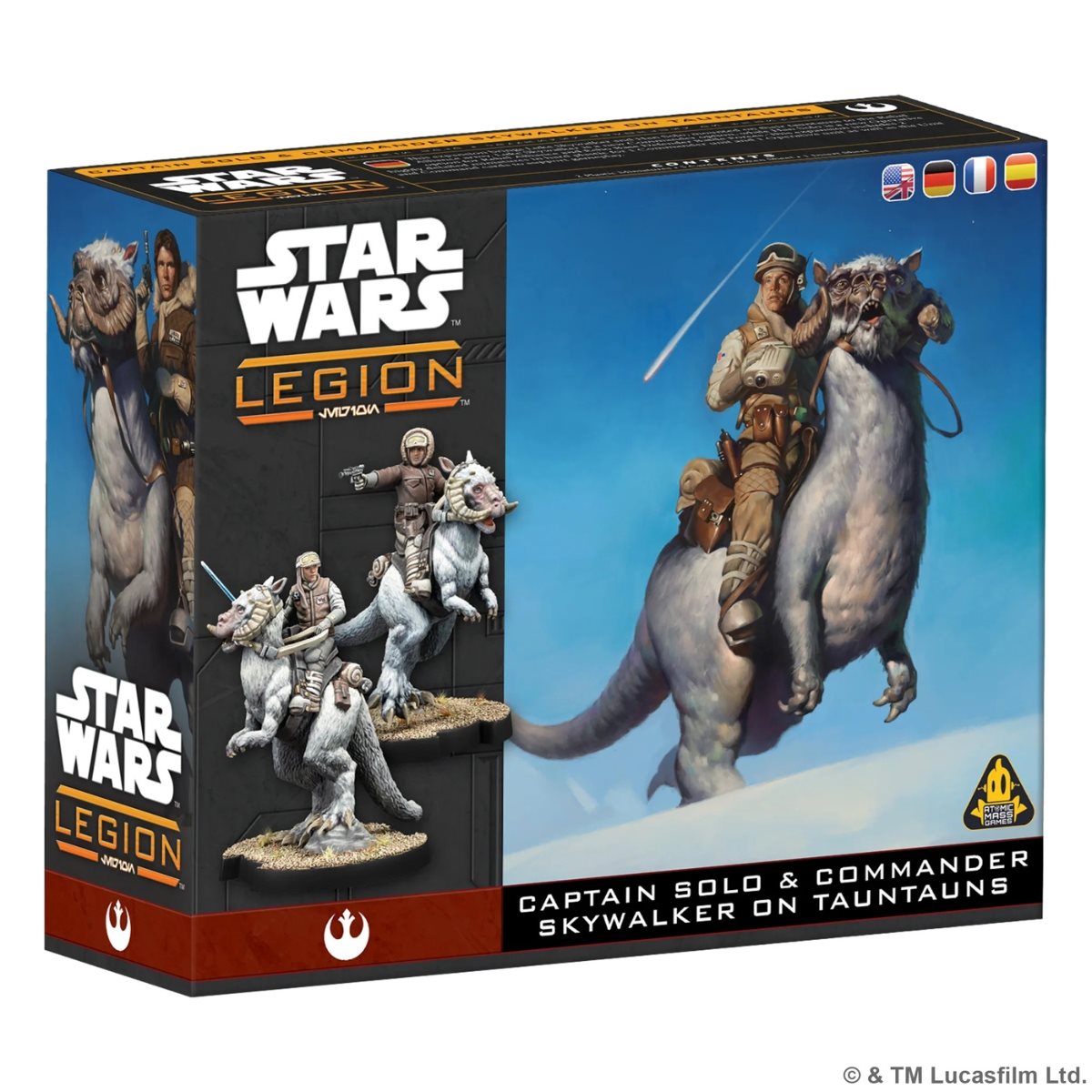 Star Wars: Legion: Han Solo & Luke Skywalker on Tauntaun