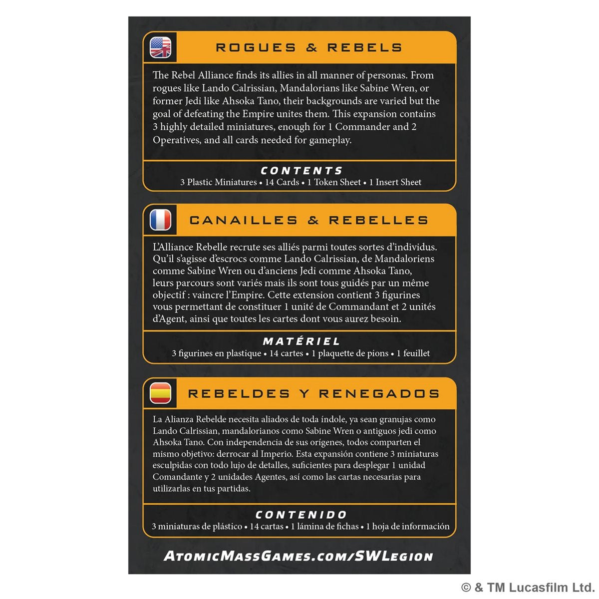 Star Wars: Legion: Rogues & Rebels