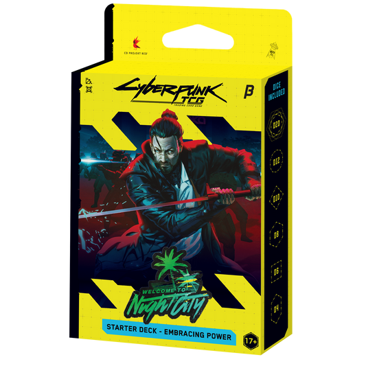 Cyberpunk TCG: Embracing Power BETA Starter Deck