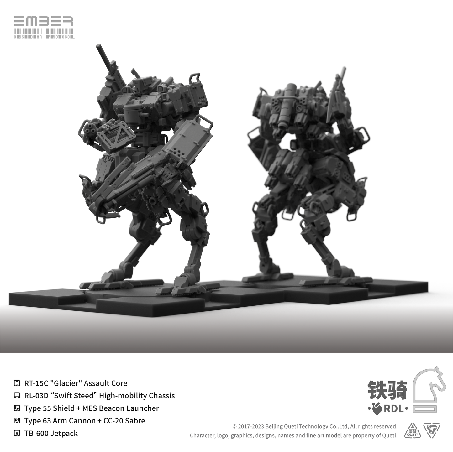 [Pre-order][ETA: May, 2025] Ember: Obsidian Protocol - RDL Cavalry Expansion Set