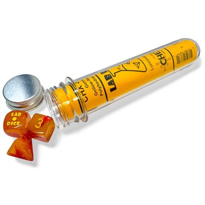 实验室骰子 7:半透明:7 颗深红色/金色(带奖励骰子)