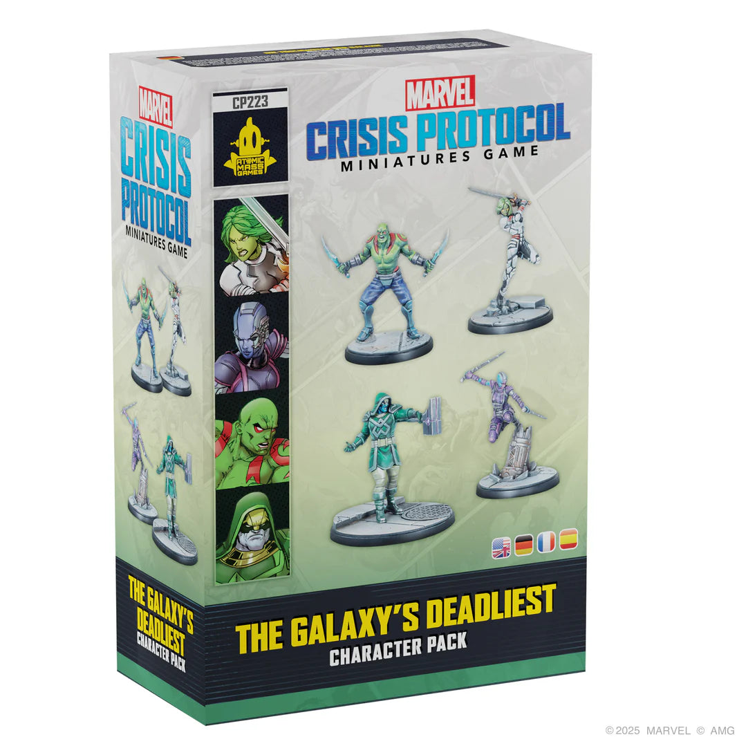 [Pre-order][ETA 3/28/2025] Marvel Crisis Protocol: The Galaxy’s Deadliest Character Pack