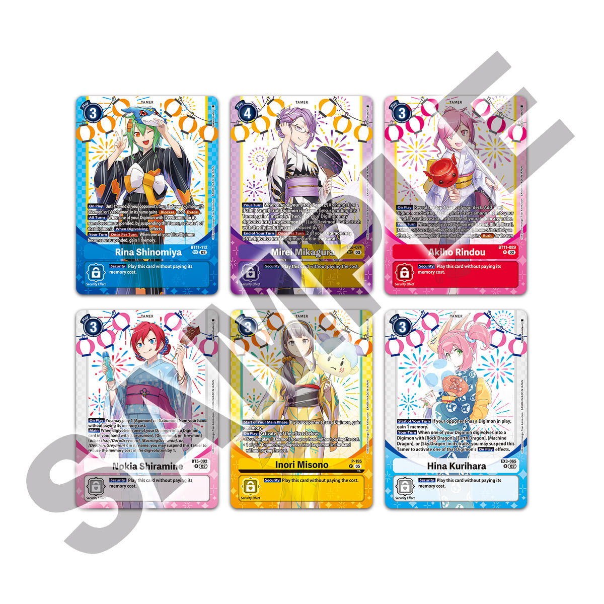 Digimon CG Premium Heroines Set 2