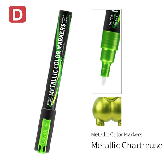 DSPIAE: Metallic Color Marker - Metallic Chartreuse